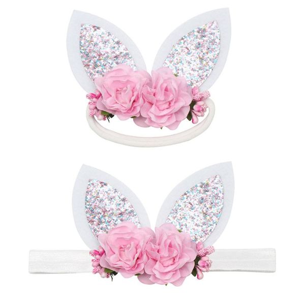 baby artificial flower cloth headband cute easter ears elastic hairband 094f, Slivery;white
baby artificial flower cloth headband cute easter ears elastic hairband 094f, Slivery;white