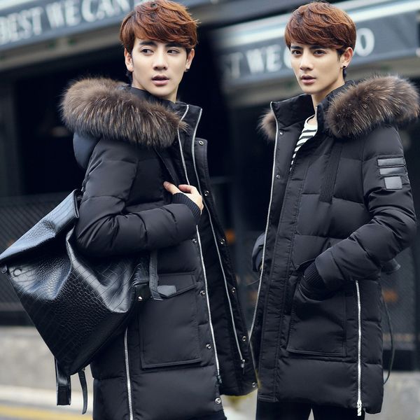 2019 men solid parka fashion overcoat outerwear winter new clothing jackets business fashion long thick winter coat, Tan;black
2019 men solid parka fashion overcoat outerwear winter new clothing jackets business fashion long thick winter coat, Tan;black