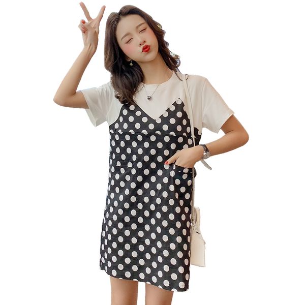 2020 summer maternity nursing dress short sleeve polka dot patchwork cotton postpartum women breastfeeding dress lactation, White
2020 summer maternity nursing dress short sleeve polka dot patchwork cotton postpartum women breastfeeding dress lactation, White