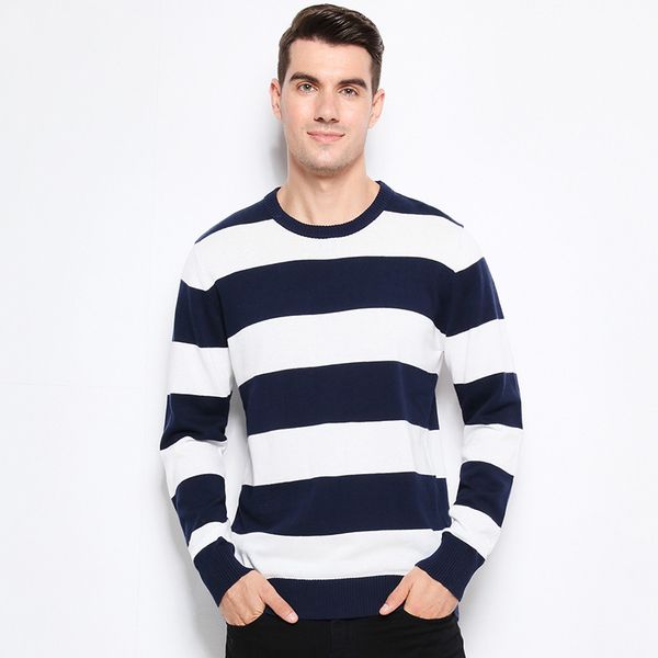 zogaa autumn winter fashion clothing men knitted sweater thick striped slim fit pullover men cotton o-neck sweaters for, White;black
zogaa autumn winter fashion clothing men knitted sweater thick striped slim fit pullover men cotton o-neck sweaters for, White;black