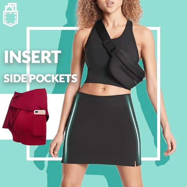 chafe-skort with hidden pocket workout pleated skorts anti-chafing skort fitness running tennis skirt dress sports gym, White;red
chafe-skort with hidden pocket workout pleated skorts anti-chafing skort fitness running tennis skirt dress sports gym, White;red