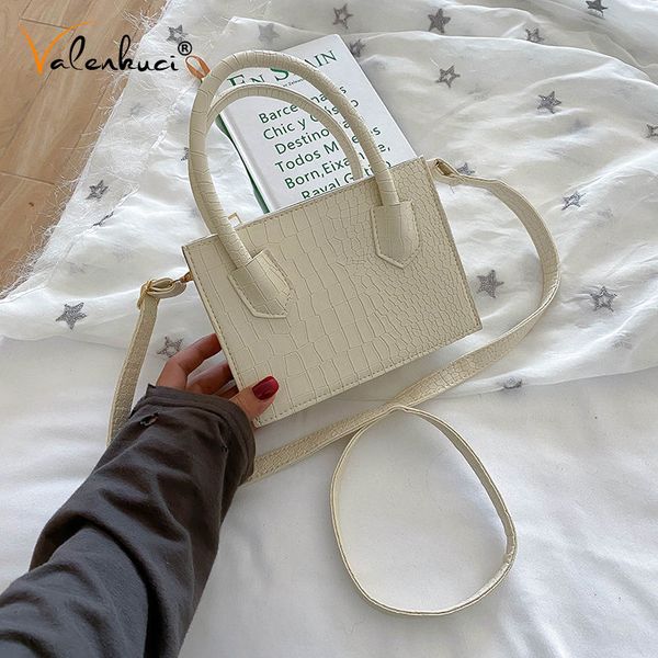 small crocodile pattern solid color pu leather crossbody bags for women 2020 summer lady shoulder handbags female simple totes
small crocodile pattern solid color pu leather crossbody bags for women 2020 summer lady shoulder handbags female simple totes