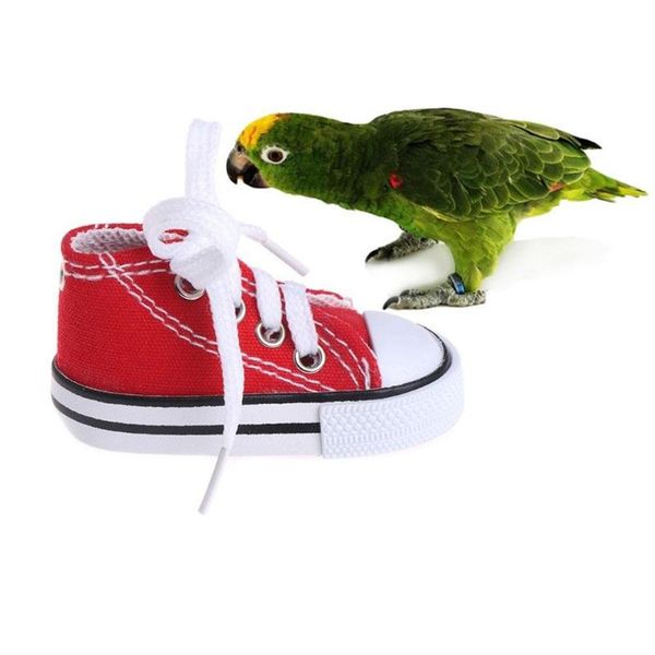 4pcs/set funny mini canvas shoes toy set bird chew bite toys hanging cage decoration parrot pet supplies
4pcs/set funny mini canvas shoes toy set bird chew bite toys hanging cage decoration parrot pet supplies
