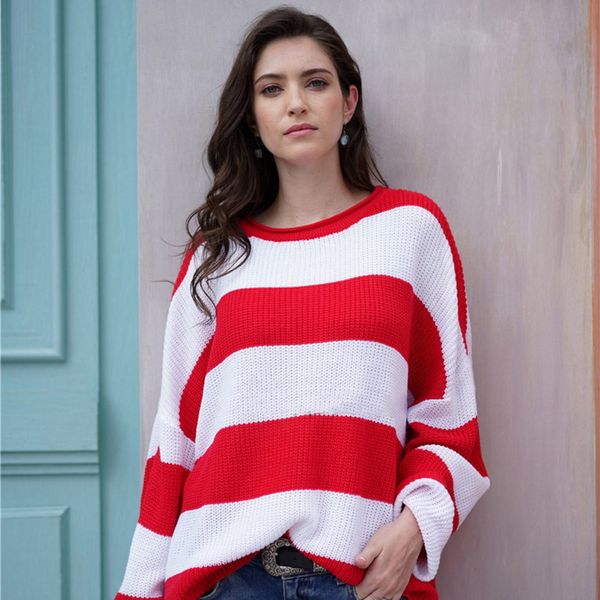mvp-striped loose ladies sweater pullover 2019 autumn winter new arrival green jumpers knit sweaters women pull femme, Black
mvp-striped loose ladies sweater pullover 2019 autumn winter new arrival green jumpers knit sweaters women pull femme, Black