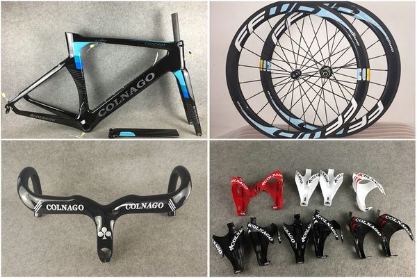Colnago concept black blue full carbon fiber road bike frame et colnago bottle cage ffwd road wheel et
Colnago concept black blue full carbon fiber road bike frame et colnago bottle cage ffwd road wheel et