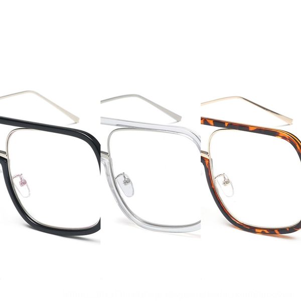 huachenyu li yu fashionable square frame transparent plain glasses unlimited glasses frame myopia, Silver
huachenyu li yu fashionable square frame transparent plain glasses unlimited glasses frame myopia, Silver