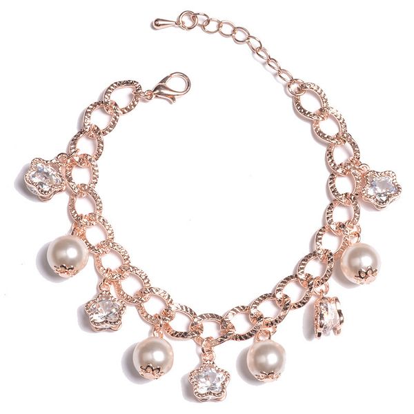 europe and the united states new fashion star bracelet retro alloy pearl crystal bracelet jewelry, White
europe and the united states new fashion star bracelet retro alloy pearl crystal bracelet jewelry, White