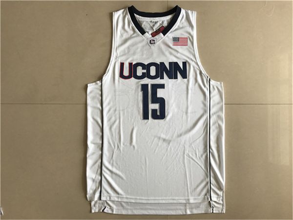 uconn huskies #15 kemba walker college basketball jersey - white, Black
uconn huskies #15 kemba walker college basketball jersey - white, Black