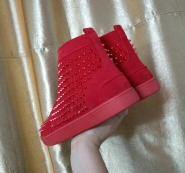 red bottom sneakers for men luxury black suede with spikes fashion casual mens sneakers shoes designer leisure trainers footwear t18
red bottom sneakers for men luxury black suede with spikes fashion casual mens sneakers shoes designer leisure trainers footwear t18