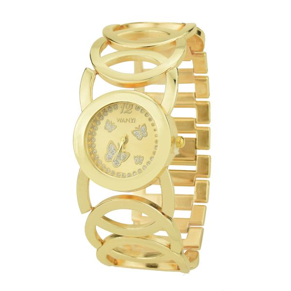 women bracelet watch analog quartz movement wrist watch alloy case watches present for couple, Slivery;brown
women bracelet watch analog quartz movement wrist watch alloy case watches present for couple, Slivery;brown