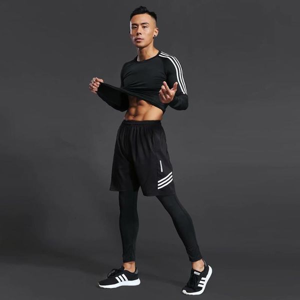 2 pcs gym sportswear running track suits male outdoor tracksuit men's jogging suit men sport suits casual outdoor sportswear, White;black
2 pcs gym sportswear running track suits male outdoor tracksuit men's jogging suit men sport suits casual outdoor sportswear, White;black