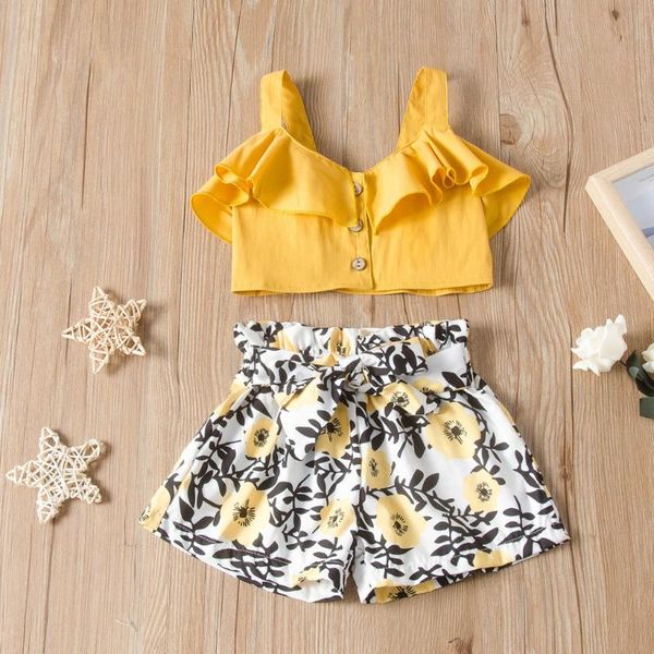 newborn baby girl clothes toddler kids baby girls suspenders ruffle vest floral shorts outfits set summer clothes 2020, White
newborn baby girl clothes toddler kids baby girls suspenders ruffle vest floral shorts outfits set summer clothes 2020, White