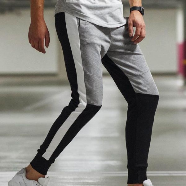 mens splicing fitness long pants loose elastic sports trousers side stripes hip hop casual pants men fashion joggers streetwear, Black
mens splicing fitness long pants loose elastic sports trousers side stripes hip hop casual pants men fashion joggers streetwear, Black