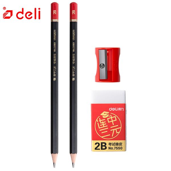 deli 2 pieces pencil with pencil sharpener for school supplier student stationery writing standrad pencils carbon black pencils
deli 2 pieces pencil with pencil sharpener for school supplier student stationery writing standrad pencils carbon black pencils