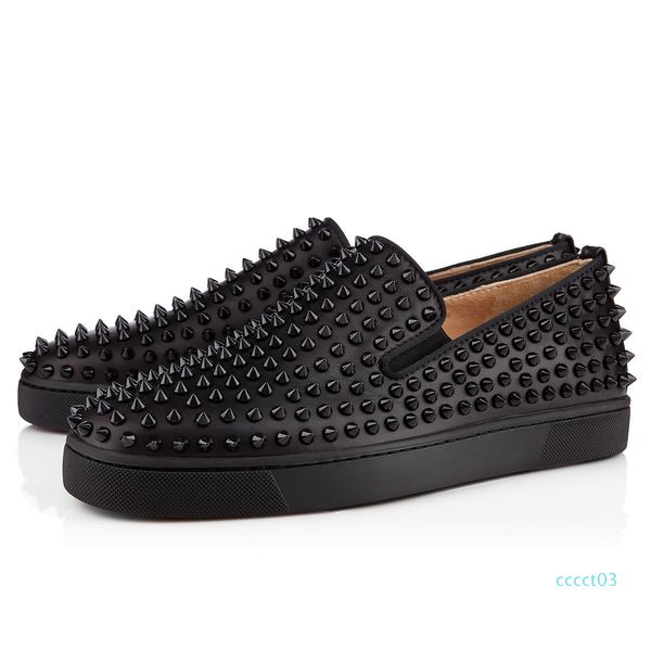 2019 new designer studded spikes flats shoes red with flat bottoms shoes mens womens party lovers genuine leather sneakers size 36-46 ct3, Black
2019 new designer studded spikes flats shoes red with flat bottoms shoes mens womens party lovers genuine leather sneakers size 36-46 ct3, Black
