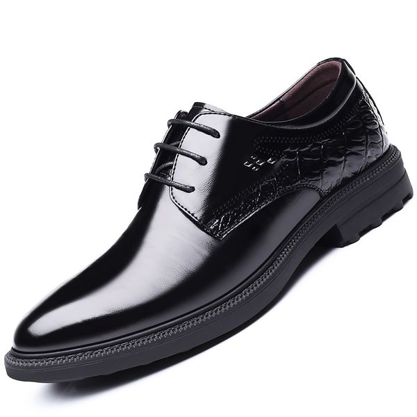 men wedding shoes leather formal business round toe for man dress shoes italian lace up fashion black men's oxford flat
men wedding shoes leather formal business round toe for man dress shoes italian lace up fashion black men's oxford flat