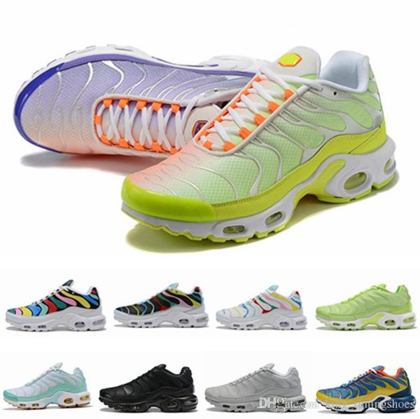 2019 new tn mens running shoes what the multicolor rainbow leather maxes women chaussures homme air tns requin trainers casual sneakers, White;red
2019 new tn mens running shoes what the multicolor rainbow leather maxes women chaussures homme air tns requin trainers casual sneakers, White;red