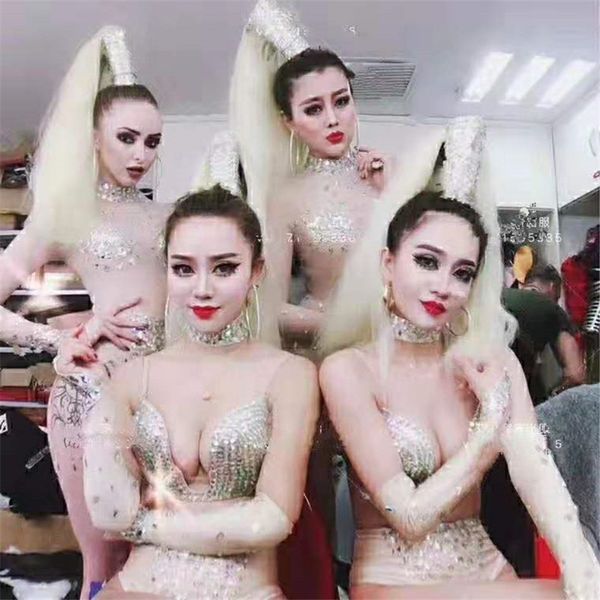 5pcs/set women dj nightclub stage costumes for singers dance costume outfits for woman rhinestone gogo dance costumes, Black;red
5pcs/set women dj nightclub stage costumes for singers dance costume outfits for woman rhinestone gogo dance costumes, Black;red