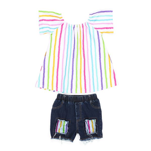 kaiya angle latest summer toddler outfits girl striped clothes 2pcs sets casual style boutique baby clothes, White
kaiya angle latest summer toddler outfits girl striped clothes 2pcs sets casual style boutique baby clothes, White