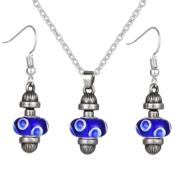 new arrival wedding jewelry luxury blue color romantic crystal murano glass beads necklace earrings jewelry sets, Silver
new arrival wedding jewelry luxury blue color romantic crystal murano glass beads necklace earrings jewelry sets, Silver