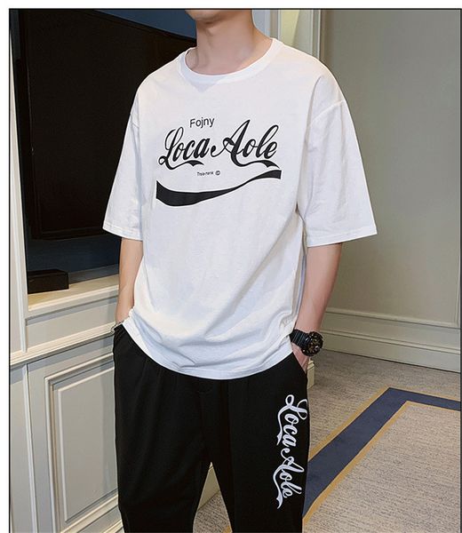 letter casual summer mens tracksuits sport teenagers short with long cargo pants mens designer long pants sets, Gray 
letter casual summer mens tracksuits sport teenagers short with long cargo pants mens designer long pants sets, Gray