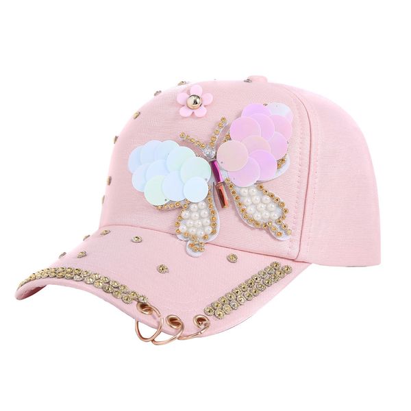sequin wutterfly hat women's baseball cap hip hop adjustable performance curve cap with ring streetwear hip hop, Blue;gray
sequin wutterfly hat women's baseball cap hip hop adjustable performance curve cap with ring streetwear hip hop, Blue;gray