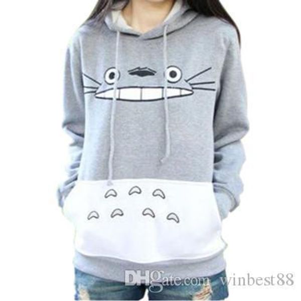 2018 winter new arrival women's totoro long sleeve sports hoodies cotton mix t shirt sweater, Black
2018 winter new arrival women's totoro long sleeve sports hoodies cotton mix t shirt sweater, Black