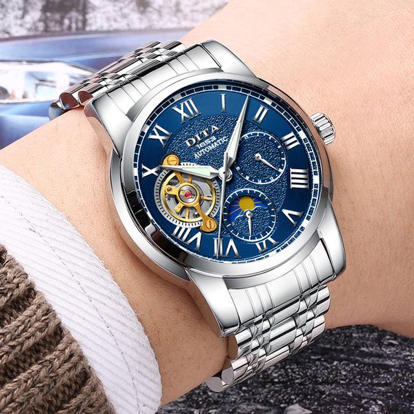 2020 mens watches men's automatic watch men business waterproof mechanical watch male clock montre homme, Slivery;brown
2020 mens watches men's automatic watch men business waterproof mechanical watch male clock montre homme, Slivery;brown