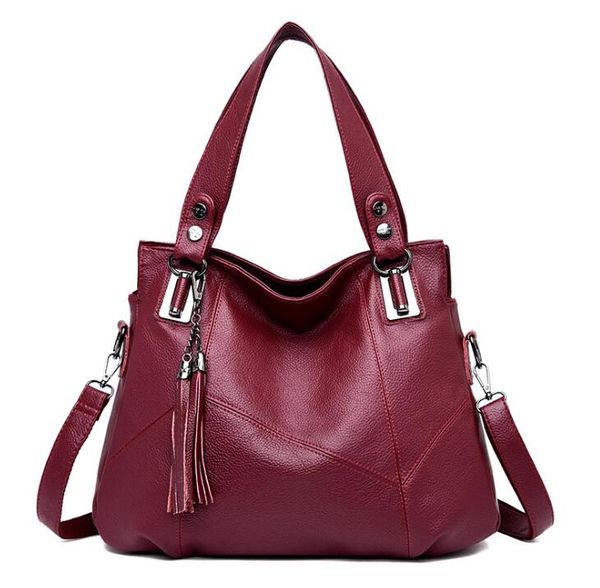 women's bag 2018 new middle-aged single shoulder female mother bag patchwork versatile soft leather handbag large capacity bag
women's bag 2018 new middle-aged single shoulder female mother bag patchwork versatile soft leather handbag large capacity bag