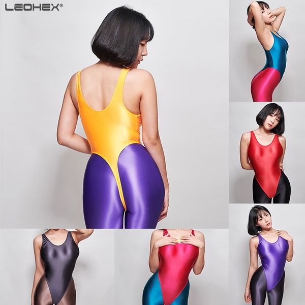 leohex сатин глянцевая трико sexy high-cut бикини стринги bodysuit женщины блеск блестящий one piece купальники купальный костюм, White;black
leohex сатин глянцевая трико sexy high-cut бикини стринги bodysuit женщины блеск блестящий one piece купальники купальный костюм, White;black