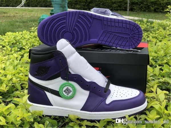 2020 air authentic 1 high og court purple basketball shoes men court purple sports sneakers 555088-500 with box
2020 air authentic 1 high og court purple basketball shoes men court purple sports sneakers 555088-500 with box