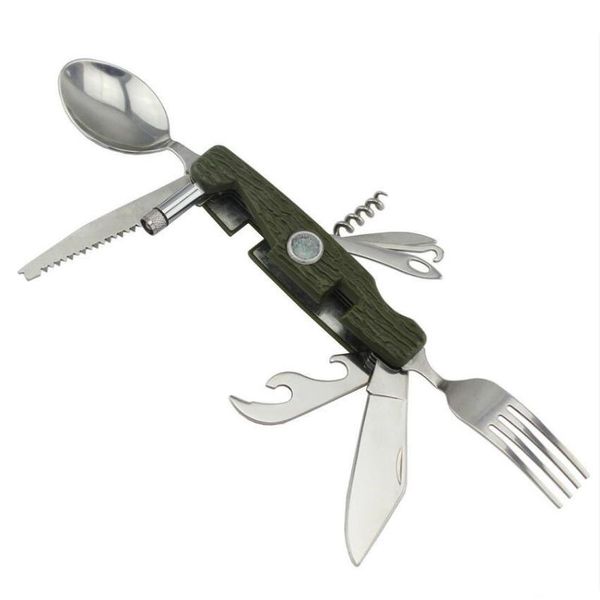 mounchain outdoor multifunction folding cutlery set with compass light camping cutlery
mounchain outdoor multifunction folding cutlery set with compass light camping cutlery