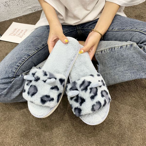 women leopard home slippers slip-on anti-skid sole indoor casual shoes snow trending flat slippers wholesale, Black
women leopard home slippers slip-on anti-skid sole indoor casual shoes snow trending flat slippers wholesale, Black