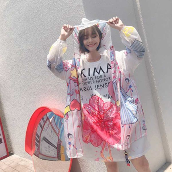 women's jackets summer sun protection clothing long section loose cartoon fashion thin long-sleeved cardigan jacket female d13, Black;brown
women's jackets summer sun protection clothing long section loose cartoon fashion thin long-sleeved cardigan jacket female d13, Black;brown