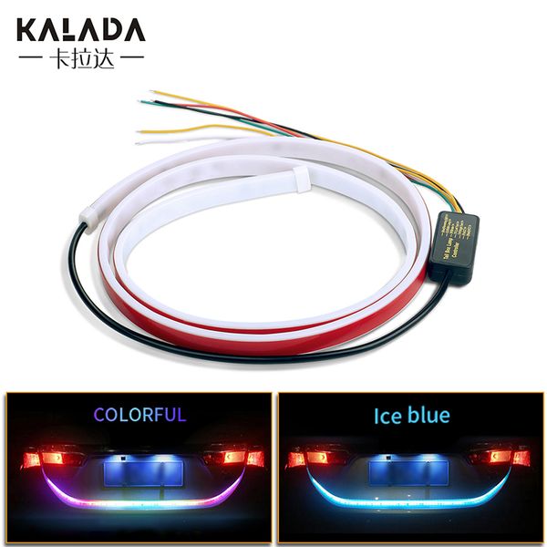 kalada 120mm car led tail light strip auto flowing water lamp for trunk caution running turn signal colorful backup brake lights
kalada 120mm car led tail light strip auto flowing water lamp for trunk caution running turn signal colorful backup brake lights
