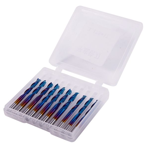 10pcs blue coat flat nose end mill cnc router bits 1/8inch shank spiral cutter 2 flute end mill set (3.175 x 17 x 38mm
10pcs blue coat flat nose end mill cnc router bits 1/8inch shank spiral cutter 2 flute end mill set (3.175 x 17 x 38mm