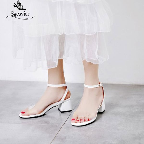 sgesvier size 32-43 new summer sandals buckle high heels ladies prom wedding shoes elegant transparent women sandals 2020 g553, Black
sgesvier size 32-43 new summer sandals buckle high heels ladies prom wedding shoes elegant transparent women sandals 2020 g553, Black