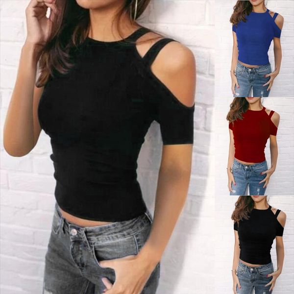 2019 knitwear short-sleeved shoulder-leaking female 2019 t-shirt sling sling knitwear short-sleeved shoulder-leaking t-shirt female, White
2019 knitwear short-sleeved shoulder-leaking female 2019 t-shirt sling sling knitwear short-sleeved shoulder-leaking t-shirt female, White