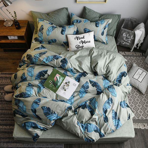 new feather beddling set summer bed linen set green flat sheet, pillowcase & duvet cover modern bedclothes 3/ 4pcs bed
new feather beddling set summer bed linen set green flat sheet, pillowcase & duvet cover modern bedclothes 3/ 4pcs bed