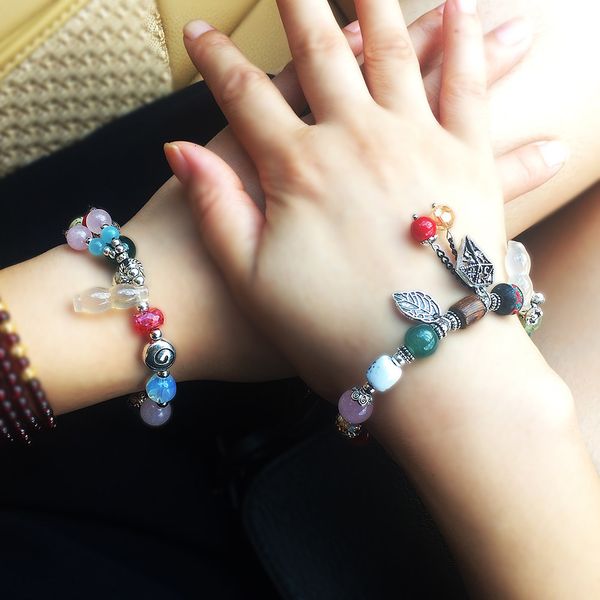 handmade diy bracelet crystal flower mori series artistic bracelet bracelet round beads yiwu accessories, Black
handmade diy bracelet crystal flower mori series artistic bracelet bracelet round beads yiwu accessories, Black