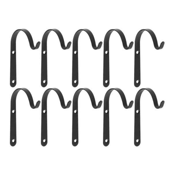 10 pcs iron wall hooks outdoor decorative hook for hanging planter coat lantern plant hooks hangers metal
10 pcs iron wall hooks outdoor decorative hook for hanging planter coat lantern plant hooks hangers metal