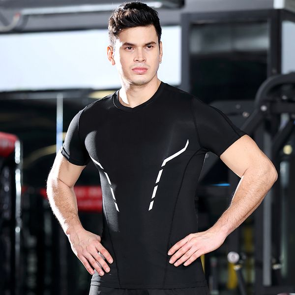 с короткими рукавами быстрый сухой футболки мужская stretch дышащий tight открытый обучение фитнес бег спортивная разминка рубашка, Black;blue
с короткими рукавами быстрый сухой футболки мужская stretch дышащий tight открытый обучение фитнес бег спортивная разминка рубашка, Black;blue