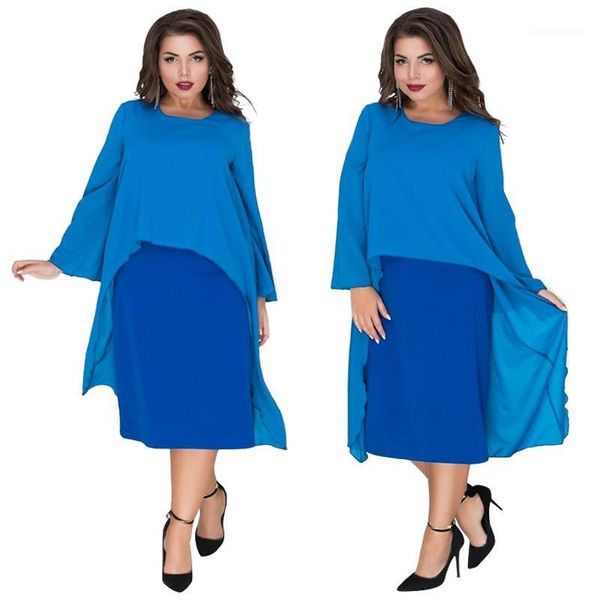 polyester chiffon casual loose apparel 6xl womens summer designer fashion dress crew neck ashymmetrical batwing clothing, Black;gray
polyester chiffon casual loose apparel 6xl womens summer designer fashion dress crew neck ashymmetrical batwing clothing, Black;gray