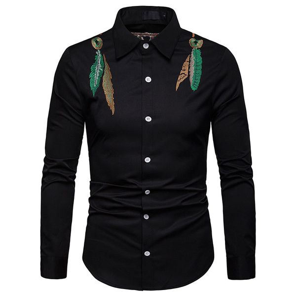 now men shirt fashion long sleeve streetwear social clothing casual embroidery hip hop slim fit male young comfortable soft, White;black
now men shirt fashion long sleeve streetwear social clothing casual embroidery hip hop slim fit male young comfortable soft, White;black