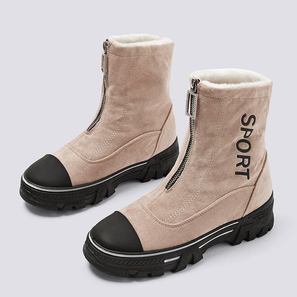 plush cotton boots winter shoes woman platform snow botas zipper warm boots women mid-calf botines girls wool bottes, Black
plush cotton boots winter shoes woman platform snow botas zipper warm boots women mid-calf botines girls wool bottes, Black