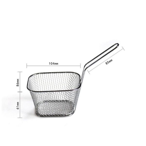из нержавеющей стали мини сковороды сетчатого корзина сита french fries kitchen gadgets cooking инструмент другой посуды
из нержавеющей стали мини сковороды сетчатого корзина сита french fries kitchen gadgets cooking инструмент другой посуды