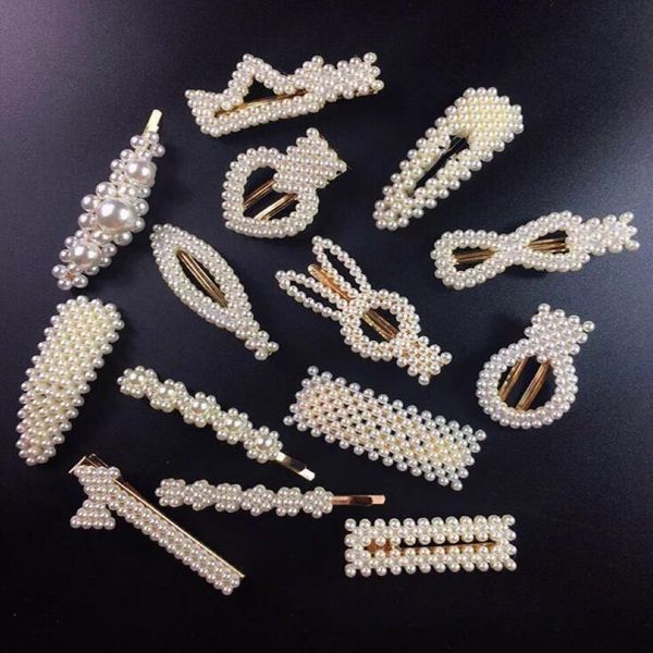 new fashion women pearl hair clip elegant korean design pearl metal hair clips cute lady party hairpin hair accessories, Golden;silver
new fashion women pearl hair clip elegant korean design pearl metal hair clips cute lady party hairpin hair accessories, Golden;silver