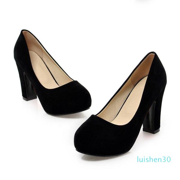 women new spring 5 colors fashion pumps round toe wedding office ladies high heel shoes women party pumps size 32-43, Black
women new spring 5 colors fashion pumps round toe wedding office ladies high heel shoes women party pumps size 32-43, Black