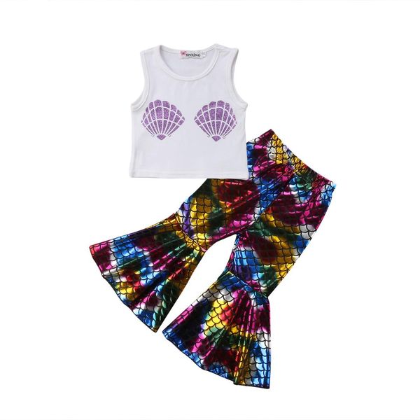 2018 newly summer fashion casual infant baby girls sets 1-5y sleeveless white vest print flare pants 2pcs clothes sets
2018 newly summer fashion casual infant baby girls sets 1-5y sleeveless white vest print flare pants 2pcs clothes sets