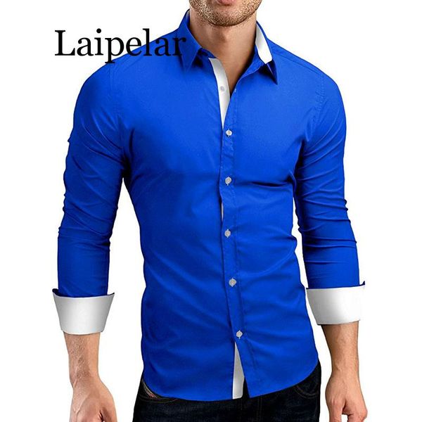 laipelar 2019 весна рубашка с длинным рукавом мужчины хит цвет slim fit рубашки мода повседневная черный белый camisa masculina плюс размер, White;black
laipelar 2019 весна рубашка с длинным рукавом мужчины хит цвет slim fit рубашки мода повседневная черный белый camisa masculina плюс размер, White;black